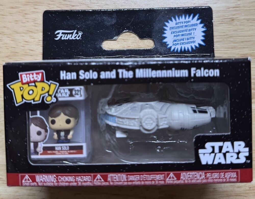 Funko Bitty Pop Rides Star Wars Han Solo Millennium Falcon #321 New in Box